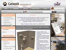 Tablet Screenshot of catwalk-cat-tree.com